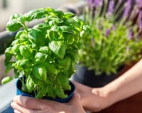"Enganando a planta de manjericão": Um segredo para fazer o manjericão crescer alto e produzir folhas em abundância!