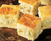 Torta fácil de alho poró