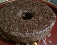 Bolo de chocolate molhado da Jú