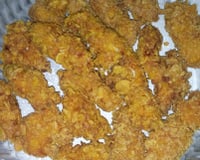 Filezinhos de frango empanados com Corn Flakes