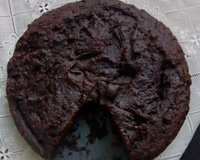 Bolo integral de chocolate amargo