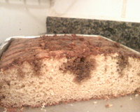 Bolo de laranja com creme de leite