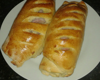 Pão recheado de frios