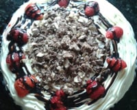 Bolo de morangos com Chantilly