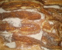 Bolo simples de banana com canela