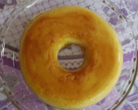 Pudim de pão no microondas