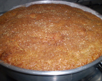 Bolo de fibras da Lú (ração humana)