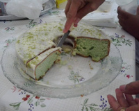 Bolo de gelatina de limão