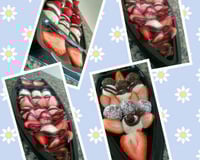 Brigadeiro Gourmet: Nozes, Meio amargo, tradicional, amendoim (paçoquita) e amêndoa