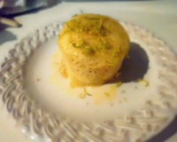 Bolo de laranja de caneca