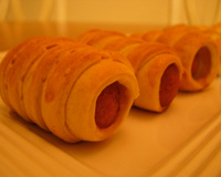 Enroladinho de salsicha