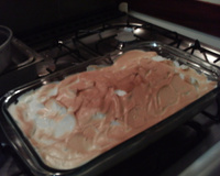 Creme de bananas com suspiro gratinado