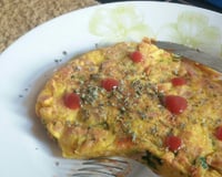 Omelete de pizza