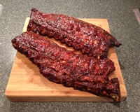 Costela de porco ao molho barbecue (estilo americano)