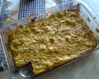 Torta de couve - flor e abobrinha