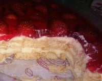 Pavê de morango fácil