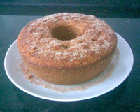 Bolo integral de banana