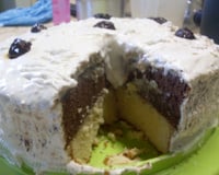 Bolo de castanha, amendoim e ameixa