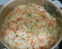 Arroz com camarão