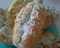 Pão de alho com requeijão