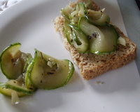 Antepasto de abobrinha italiana