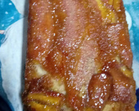 Bolo de banana caramelizado (com massa pronta)