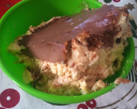 Pavê Natalino de Maracujá com Panetone