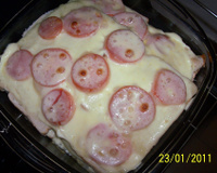 Sandubão quente de carne moída