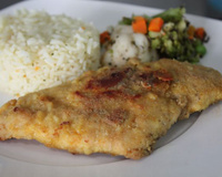Filé de frango à milanesa sem fritar: como fazer