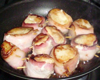 Medalhão de frango ao molho de milho