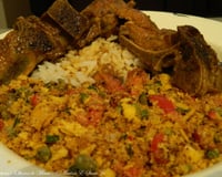 Farofa de feijão andu