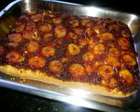 Bolo de banana caramelada