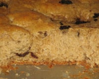 Pão integral de ameixa