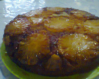 Torta invertida de abacaxi