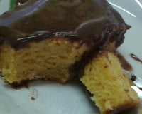 Bolo de cenoura crua