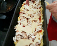 Tilápia na telha com mandioquinha