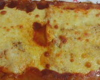 Lasanha de presunto e queijo