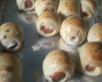 Enroladinho de salsicha