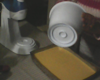 Bolo de laranja decorado