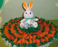 Ovo de Páscoa recheado com trufa branca