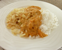 Estrogonofe de camarão