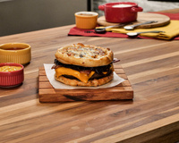 Hambúrguer de esfiha 