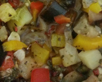 Antepasto de Berinjela de Micro-ondas