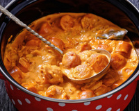 Cachorro quente ao creme de leite