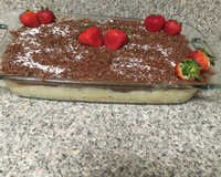 Pavê de beijinho e brigadeiro