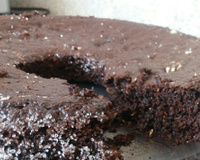 Bolo de chocolate com aveia