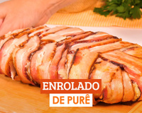 Enrolado de purê