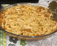 Macarrão com manjericão