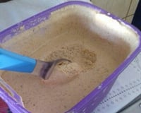 Sorvete de amendoim caseiro (tipo industrial)