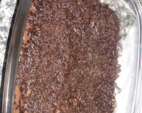 Pavê de biscoito e Nescau